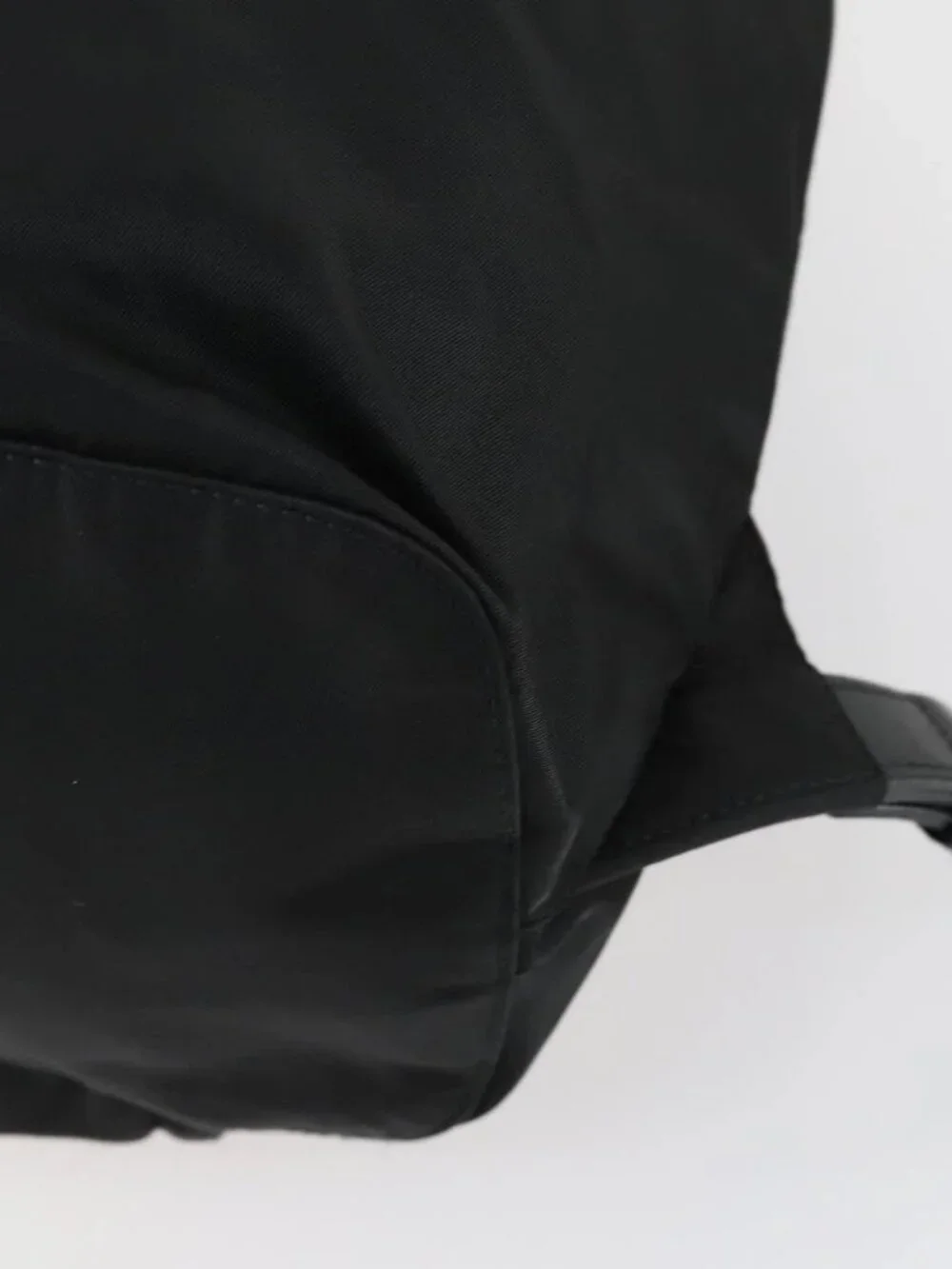 PRADA Backpack Nylon Black Silver Auth 156118 - Picture 3 of 16